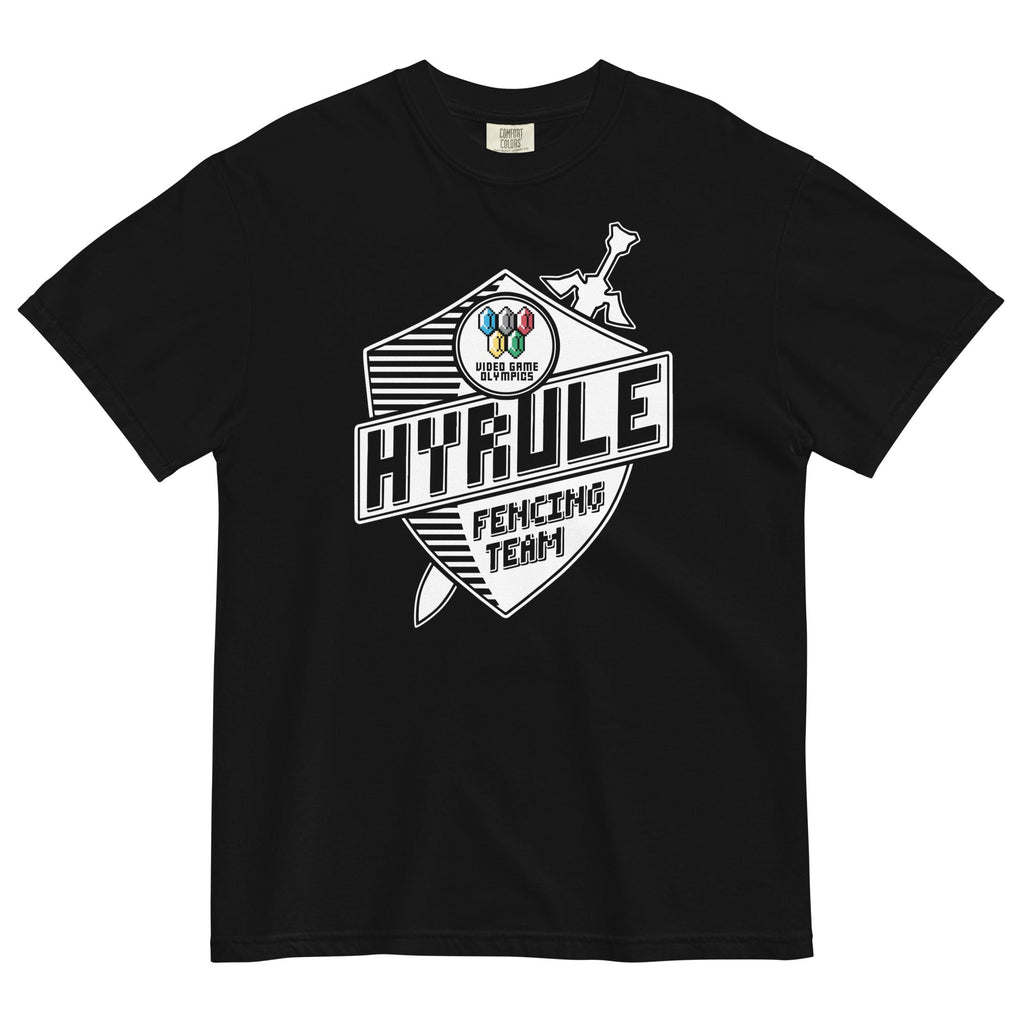 Hyrule Fencing Team Men's Relaxed Fit Tee Hoodie, Sweatshirt | CoreVibeTees.com (Image 2)