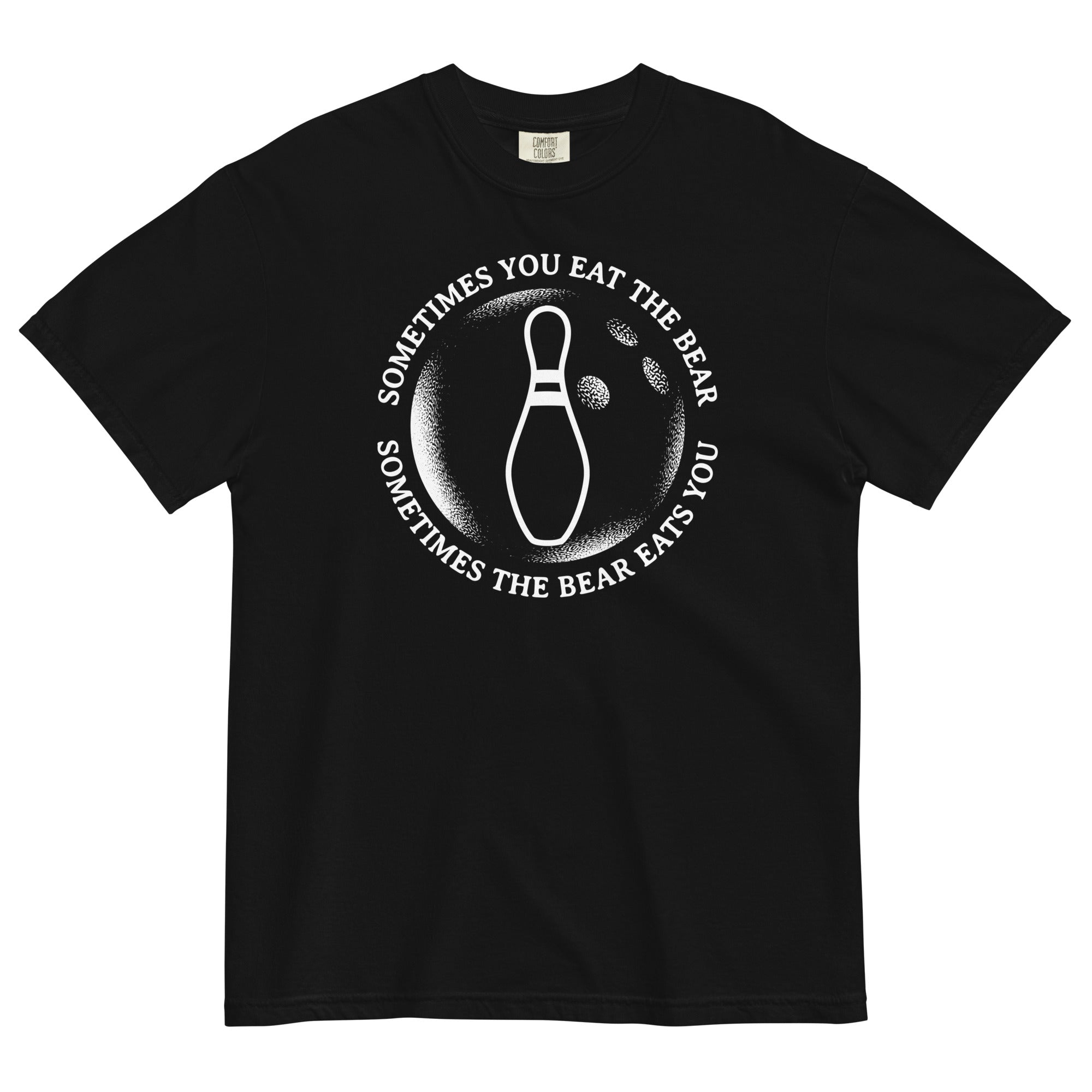Sometimes You Eat The Bear Men's Relaxed Fit Tee Hoodie, Sweatshirt | CoreVibeTees.com (Image 1)