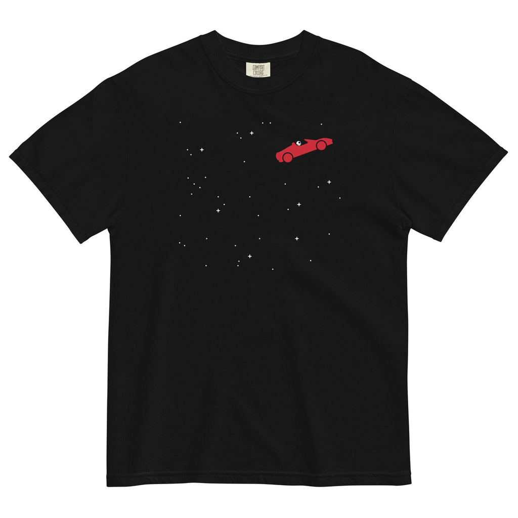 Space Road Men's Relaxed Fit Tee Hoodie, Sweatshirt | CoreVibeTees.com (Image 1)