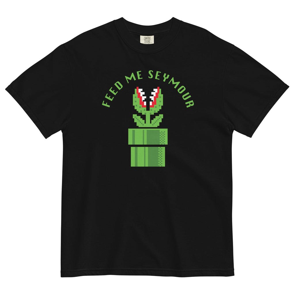 Feed Me Seymour Men's Relaxed Fit Tee Hoodie, Sweatshirt | CoreVibeTees.com (Image 1)