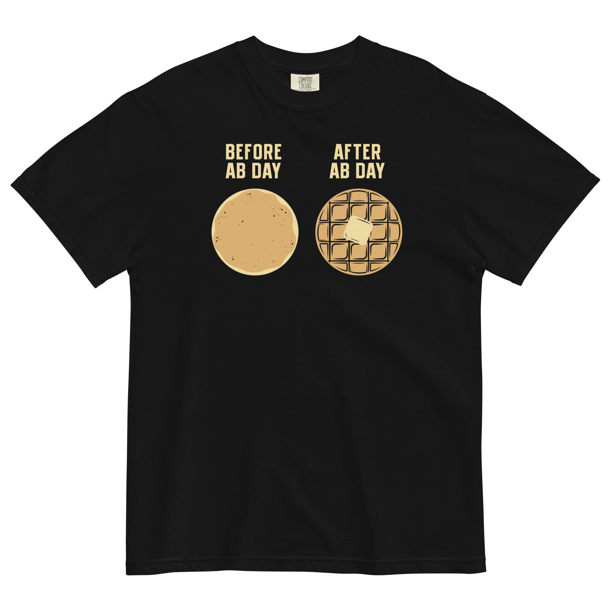 Before Ab Day After Ab Day Men's Relaxed Fit Tee Hoodie, Sweatshirt | CoreVibeTees.com (Image 2)