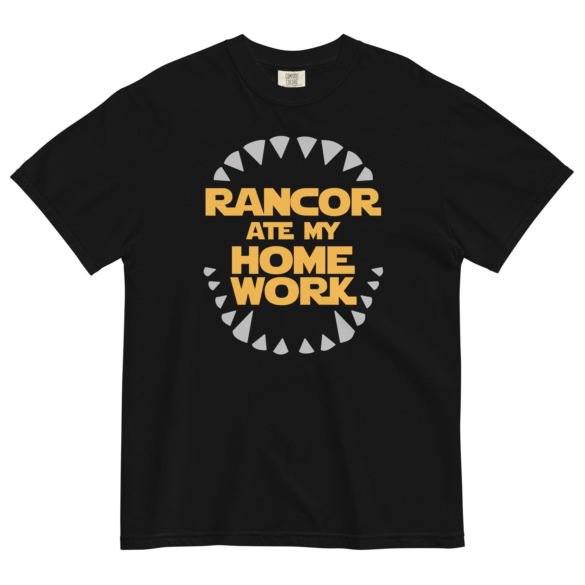 Rancor Ate My Homework Men's Relaxed Fit Tee Hoodie, Sweatshirt | CoreVibeTees.com (Image 2)