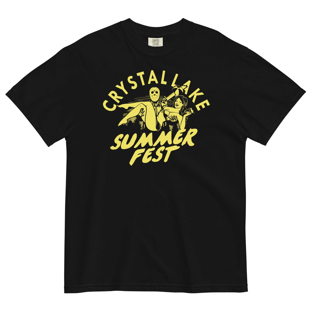 Crystal Lake Summer Fest Men's Relaxed Fit Tee Hoodie, Sweatshirt | CoreVibeTees.com (Image 2)