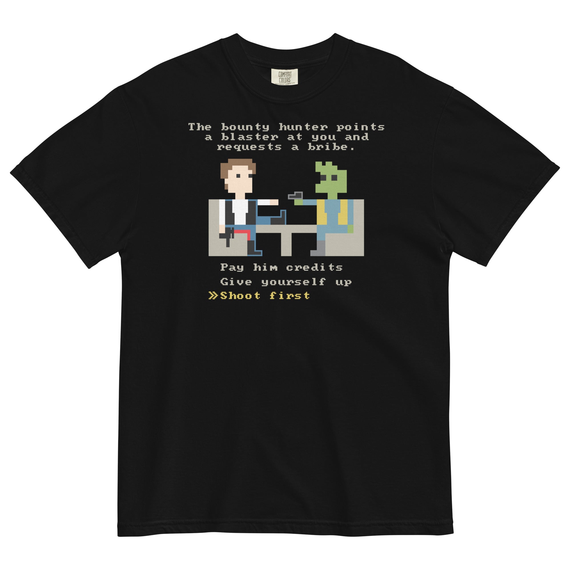The Bounty Hunter Men's Relaxed Fit Tee Hoodie, Sweatshirt | CoreVibeTees.com (Image 1)