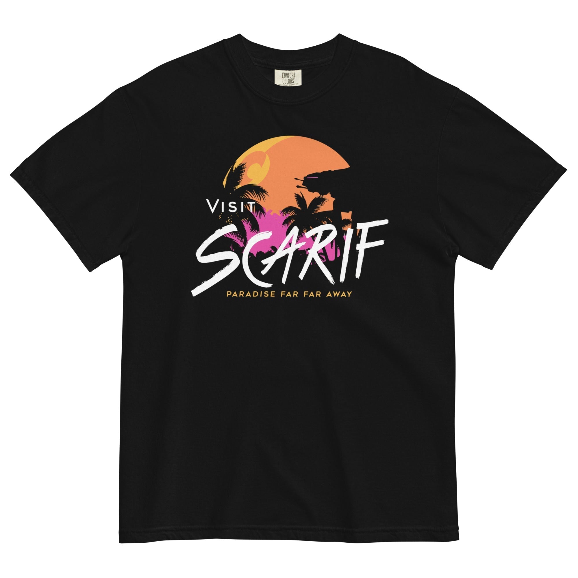 Visit Scarif Men's Relaxed Fit Tee Hoodie, Sweatshirt | CoreVibeTees.com (Image 1)