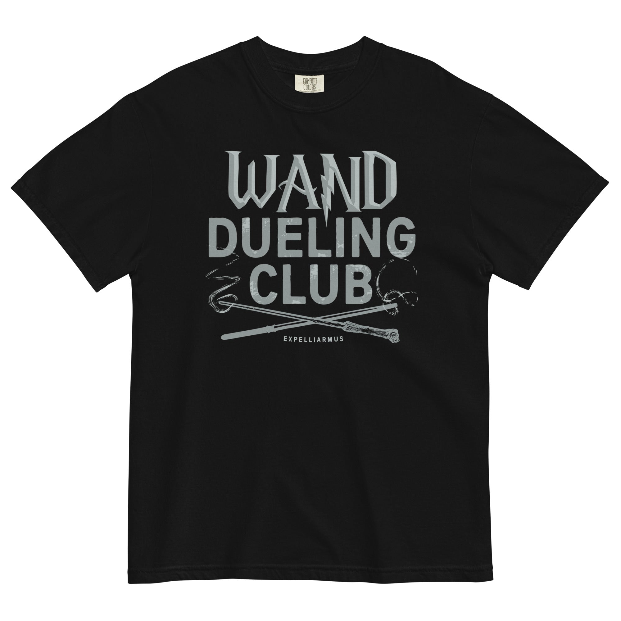 Wand Dueling Club Men's Relaxed Fit Tee Hoodie, Sweatshirt | CoreVibeTees.com (Image 2)