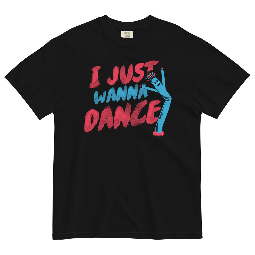 I Just Wanna Dance Men's Relaxed Fit Tee Hoodie, Sweatshirt | CoreVibeTees.com (Image 2)
