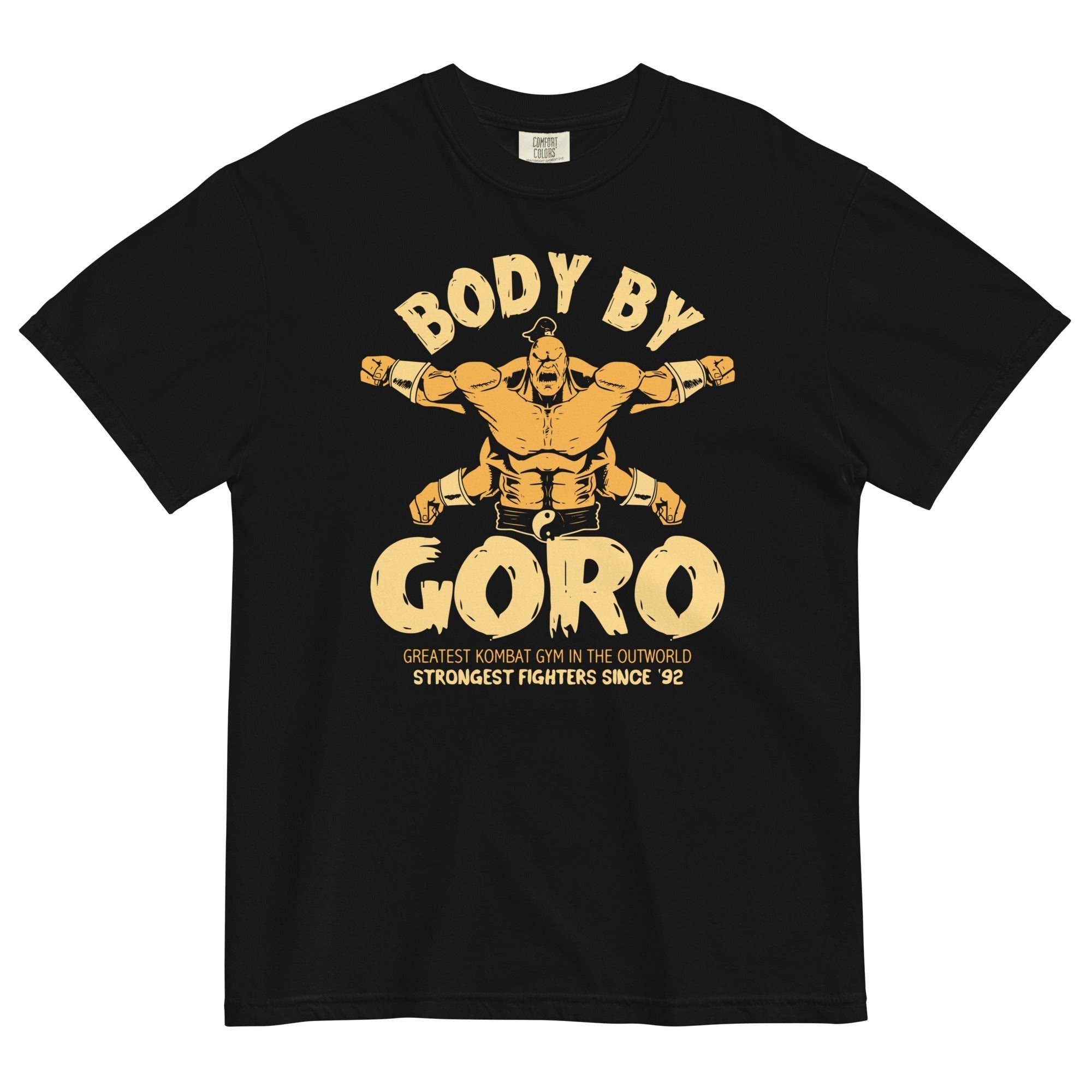 Body By Goro Men's Relaxed Fit Tee Hoodie, Sweatshirt | CoreVibeTees.com (Image 2)