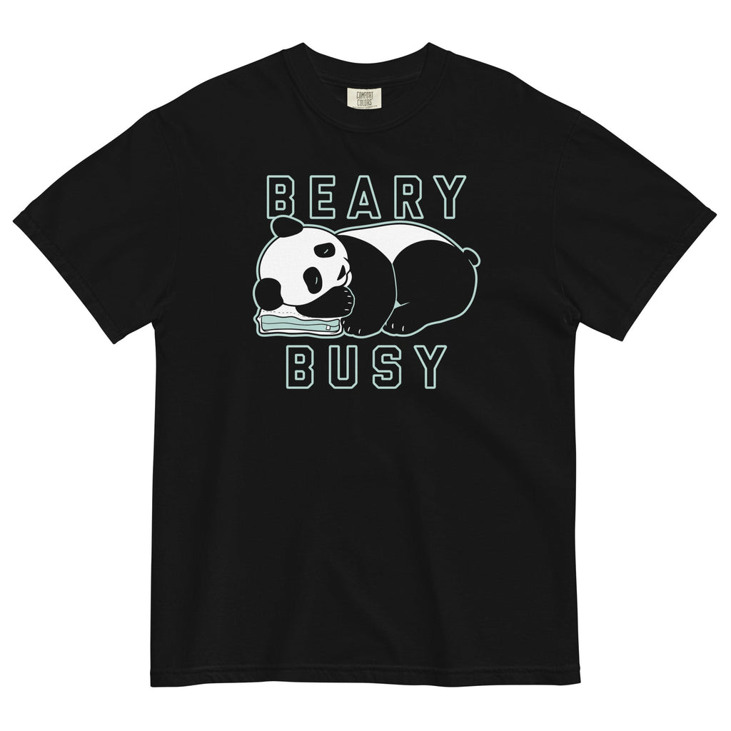 Beary Busy Men's Relaxed Fit Tee Hoodie, Sweatshirt | CoreVibeTees.com (Image 1)