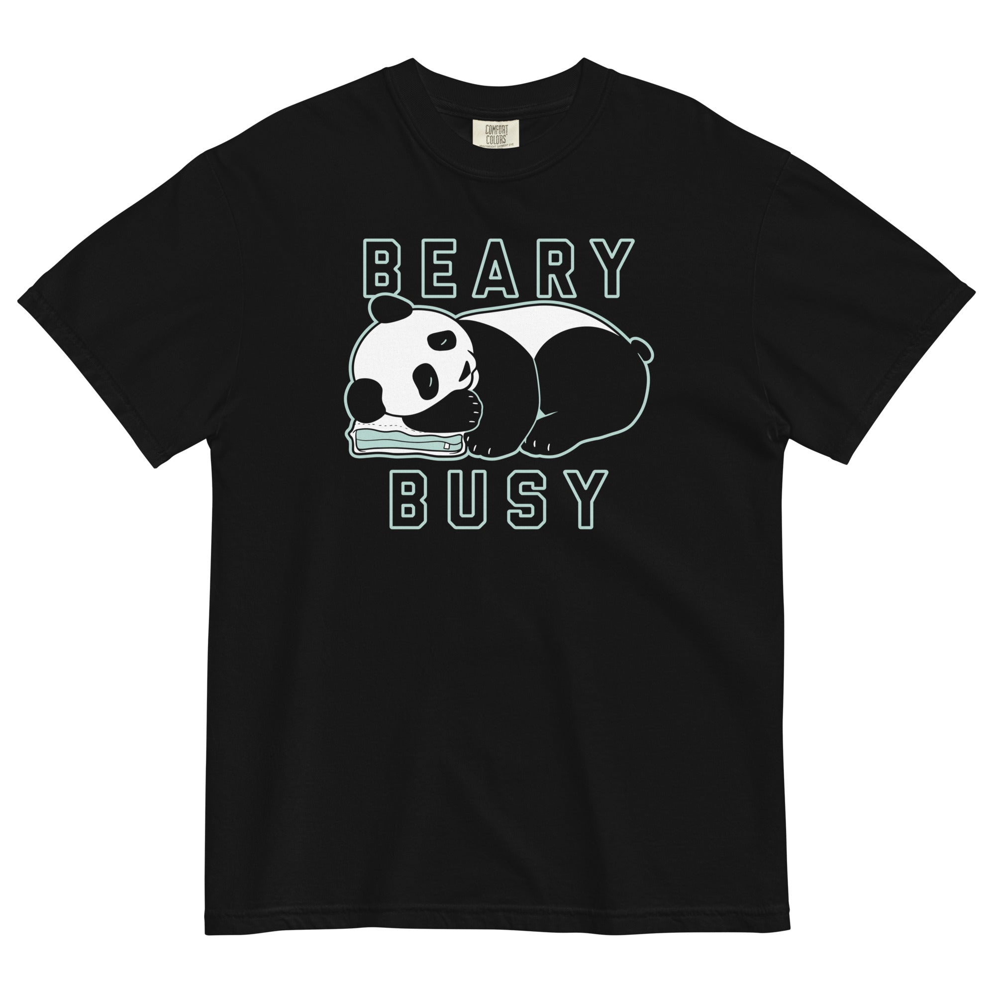 Beary Busy Men's Relaxed Fit Tee Hoodie, Sweatshirt | CoreVibeTees.com (Image 1)
