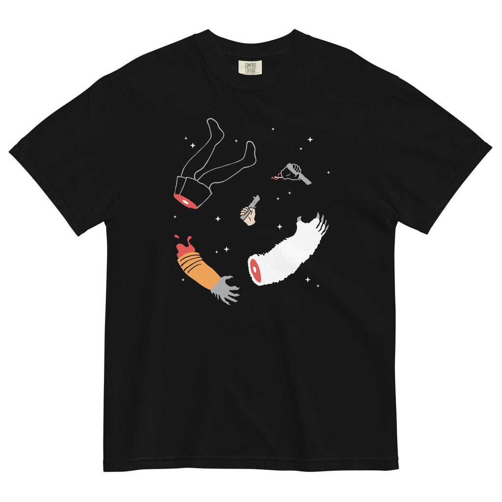 Floating Limbs Men's Relaxed Fit Tee Hoodie, Sweatshirt | CoreVibeTees.com (Image 1)