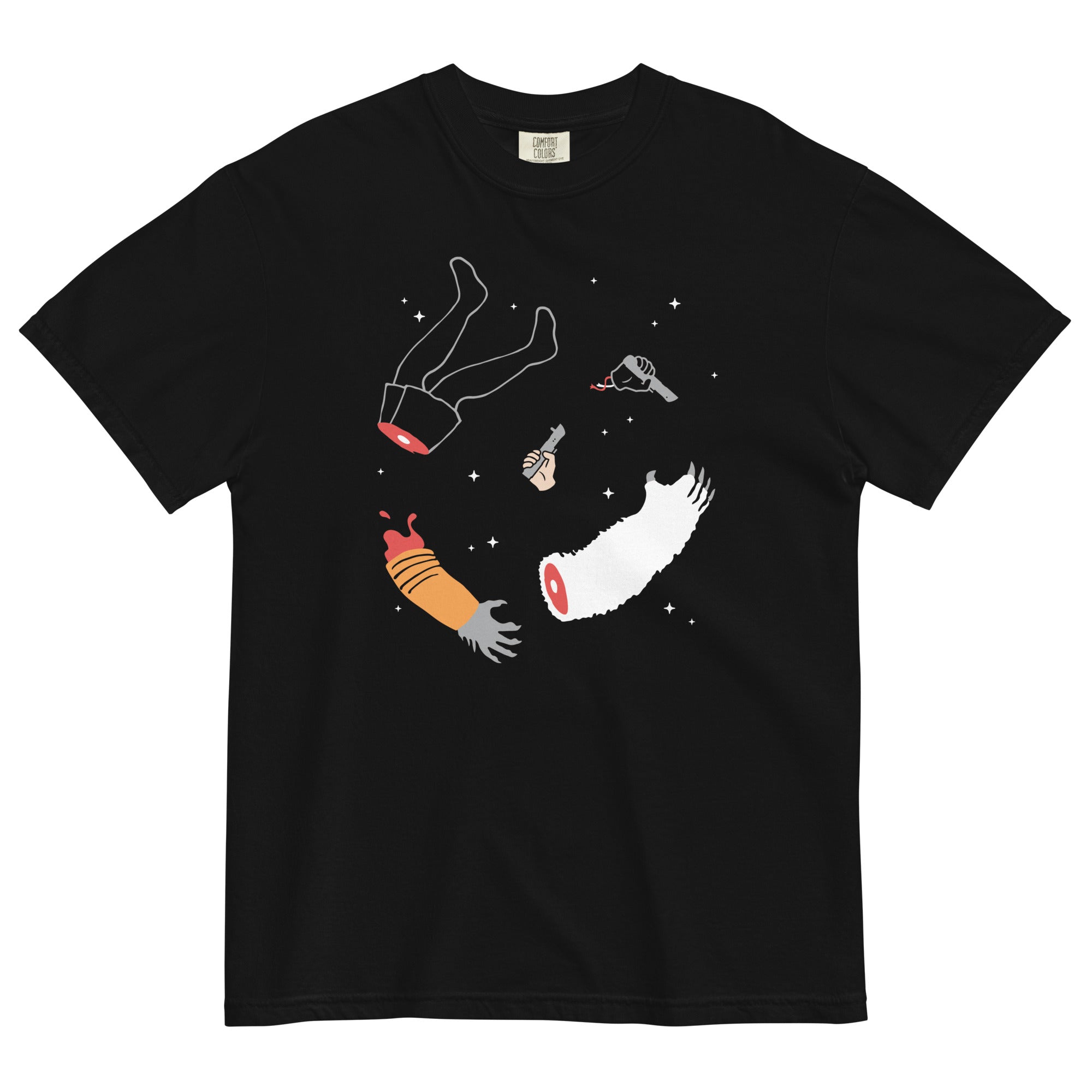 Floating Limbs Men's Relaxed Fit Tee Hoodie, Sweatshirt | CoreVibeTees.com (Image 1)