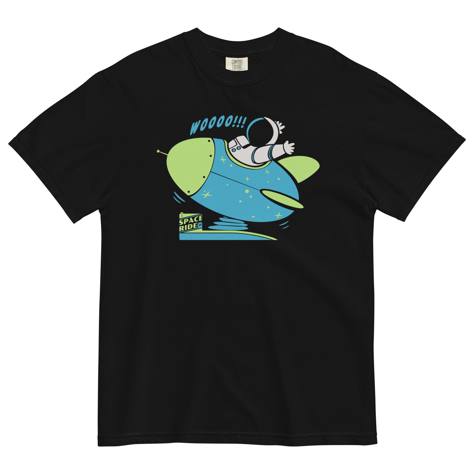 Space Ride Men's Relaxed Fit Tee Hoodie, Sweatshirt | CoreVibeTees.com (Image 2)