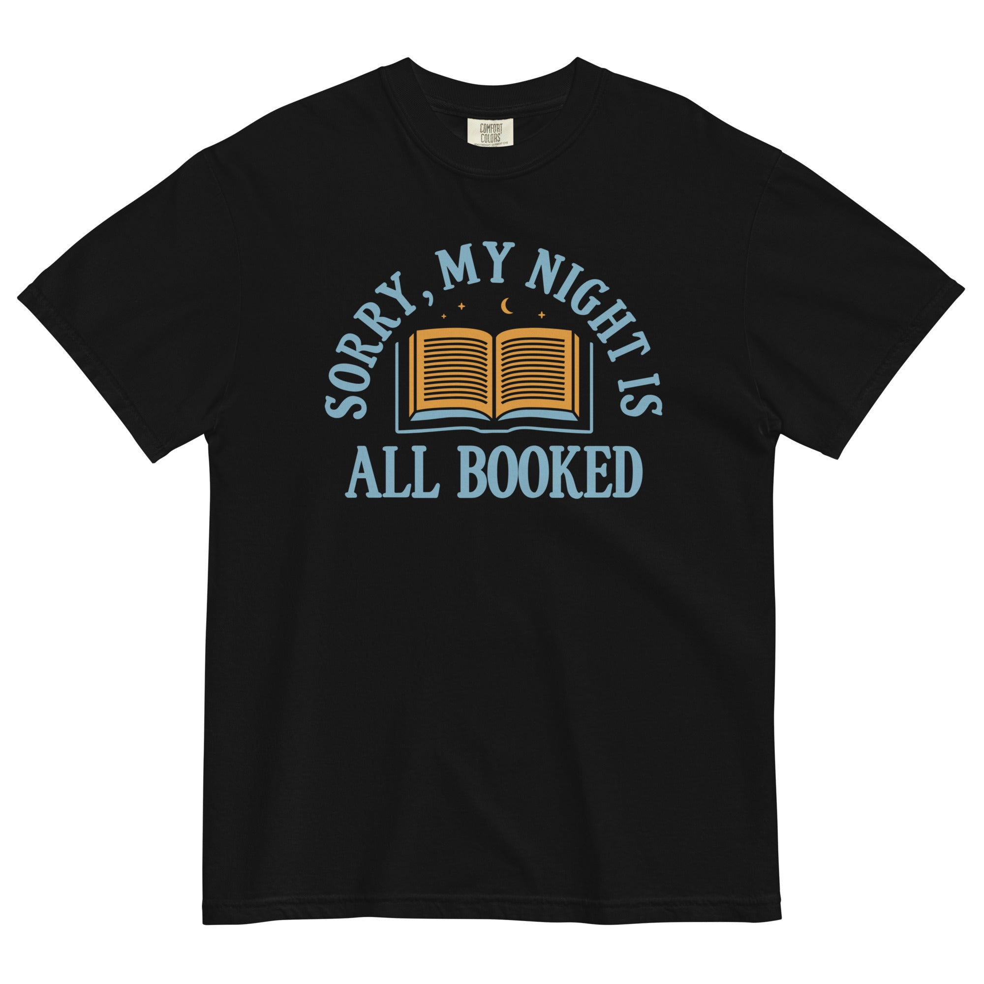 Sorry, My Night Is All Booked Men's Relaxed Fit Tee Hoodie, Sweatshirt | CoreVibeTees.com (Image 2)