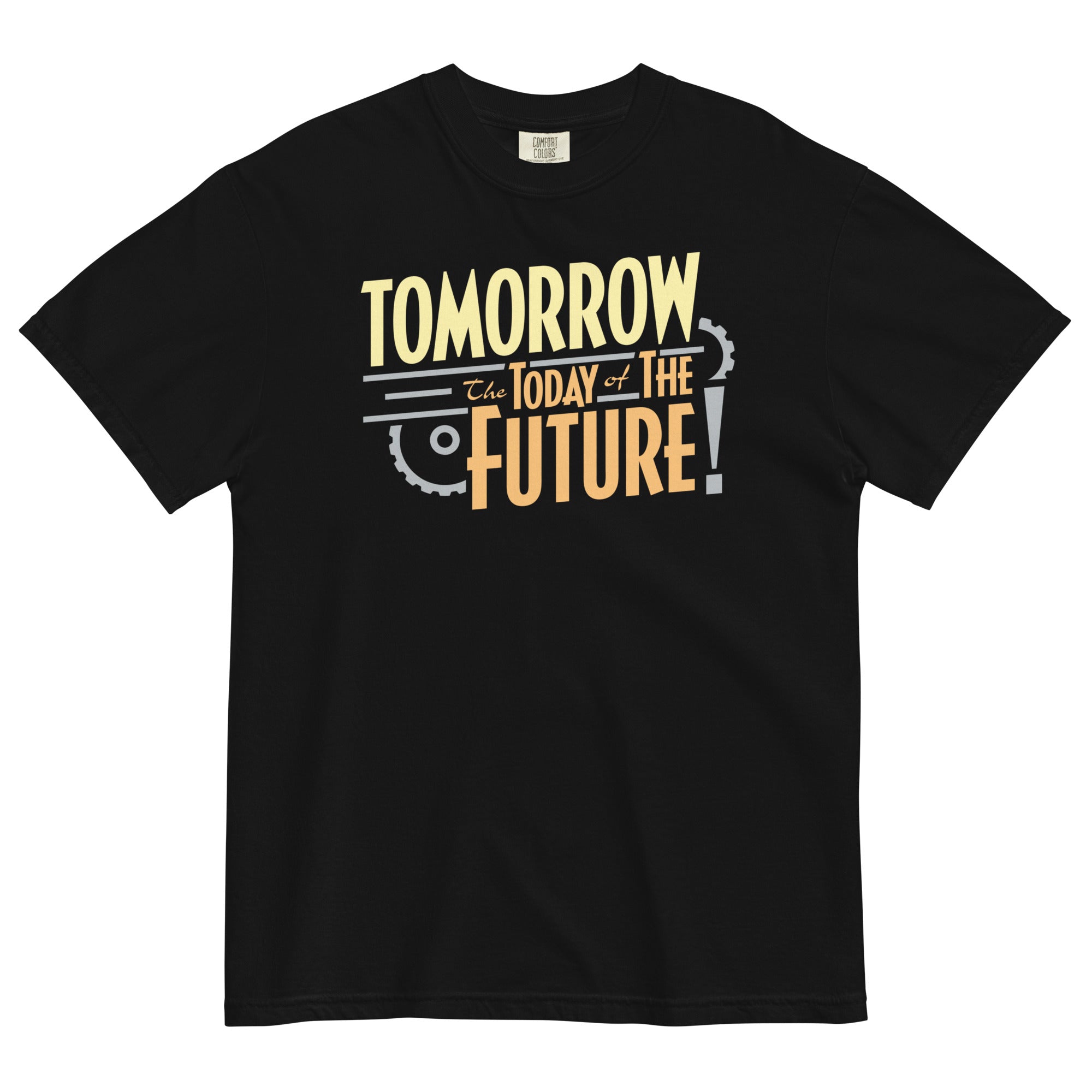 Tomorrow, The Today Of The Future Men's Relaxed Fit Tee Hoodie, Sweatshirt | CoreVibeTees.com (Image 1)