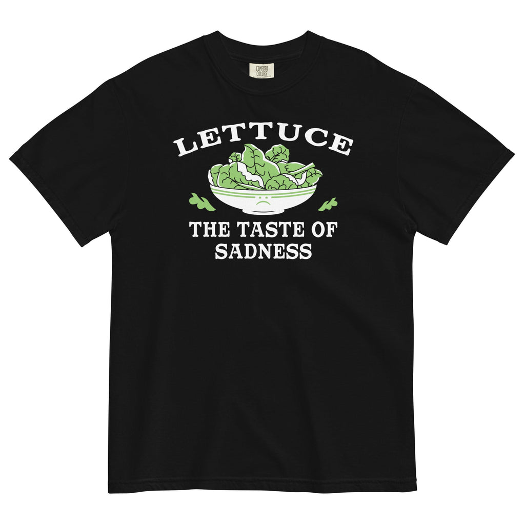 Lettuce, The Taste Of Sadness Men's Relaxed Fit Tee Hoodie, Sweatshirt | CoreVibeTees.com (Image 2)