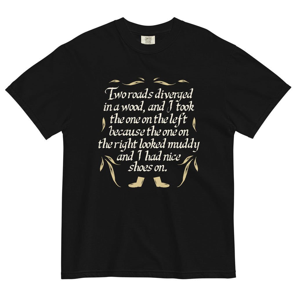 Two Roads Diverged Men's Relaxed Fit Tee Hoodie, Sweatshirt | CoreVibeTees.com (Image 2)