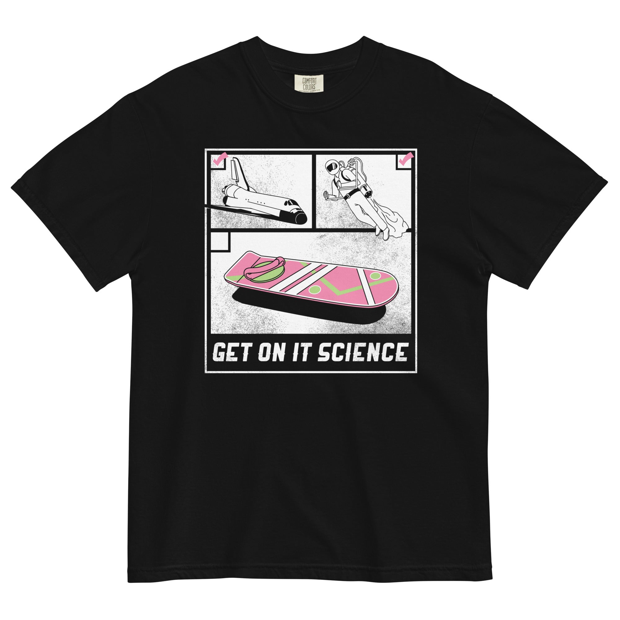 Get On It Science Men's Relaxed Fit Tee Hoodie, Sweatshirt | CoreVibeTees.com (Image 1)