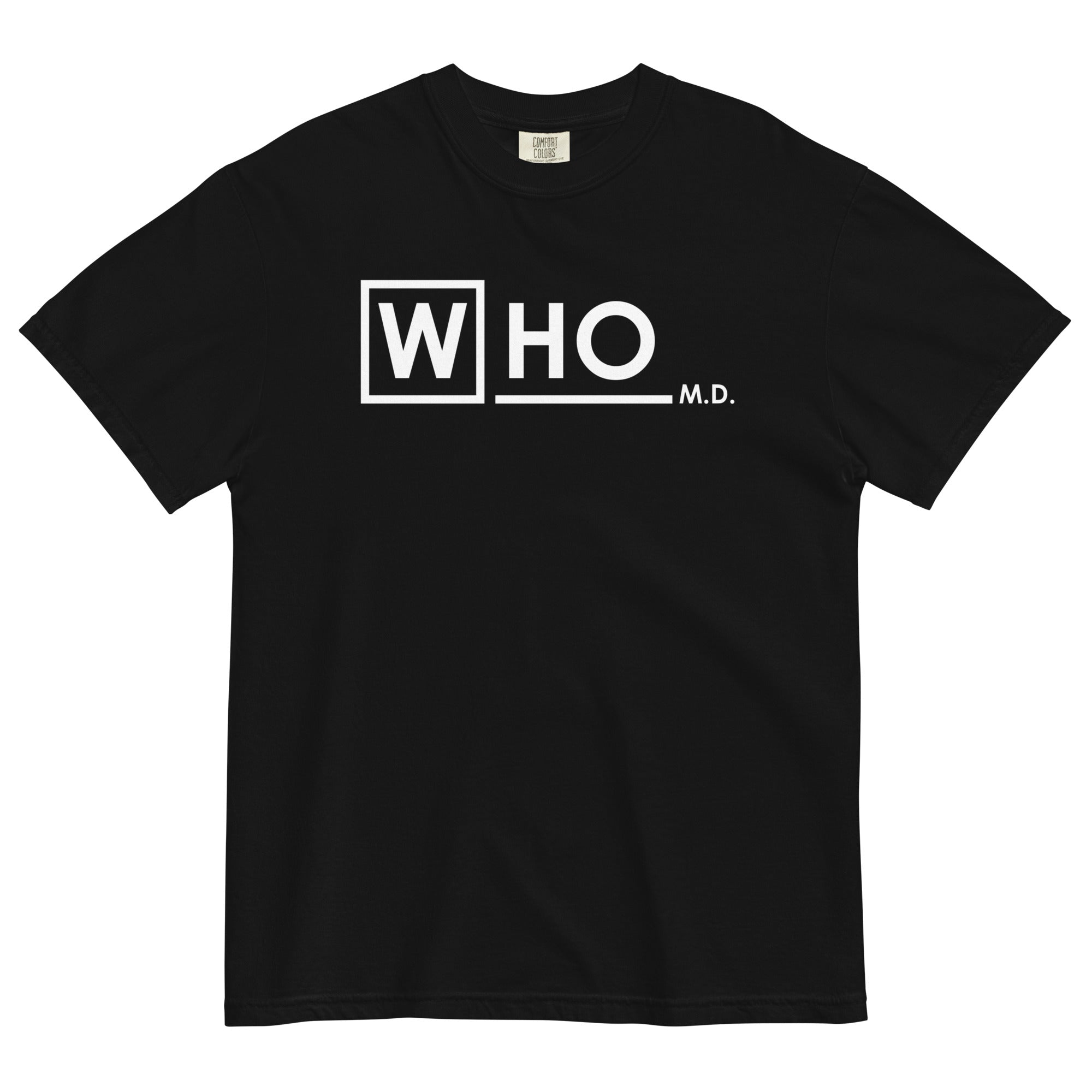 Who MD Men's Relaxed Fit Tee Hoodie, Sweatshirt | CoreVibeTees.com (Image 2)