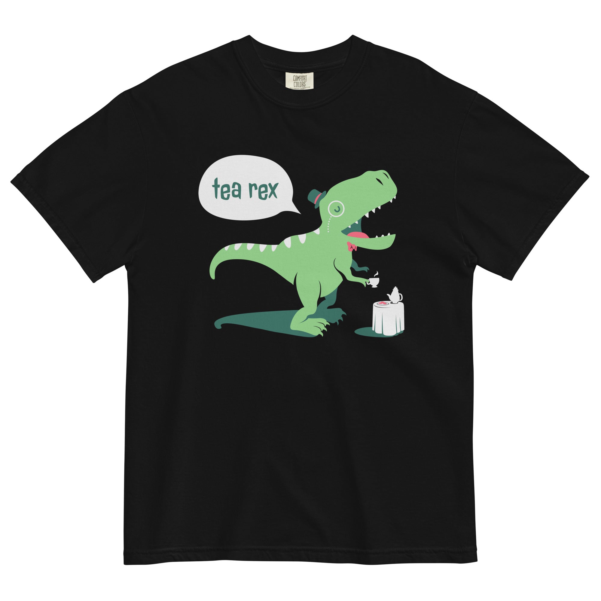 Tea Rex Men's Relaxed Fit Tee Hoodie, Sweatshirt | CoreVibeTees.com (Image 2)