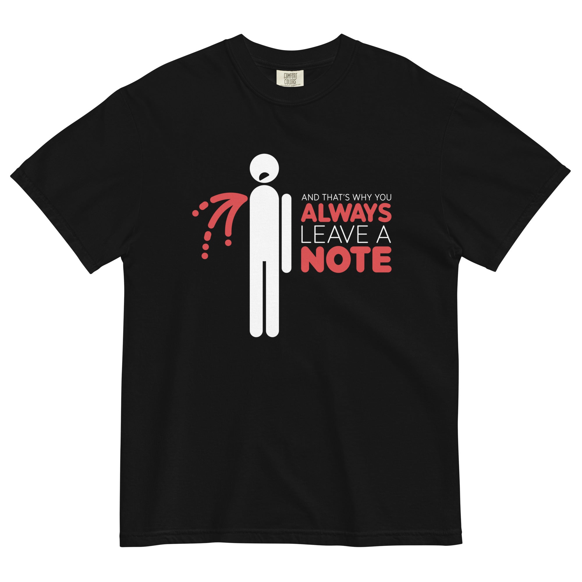 Always Leave A Note Men's Relaxed Fit Tee Hoodie, Sweatshirt | CoreVibeTees.com (Image 1)