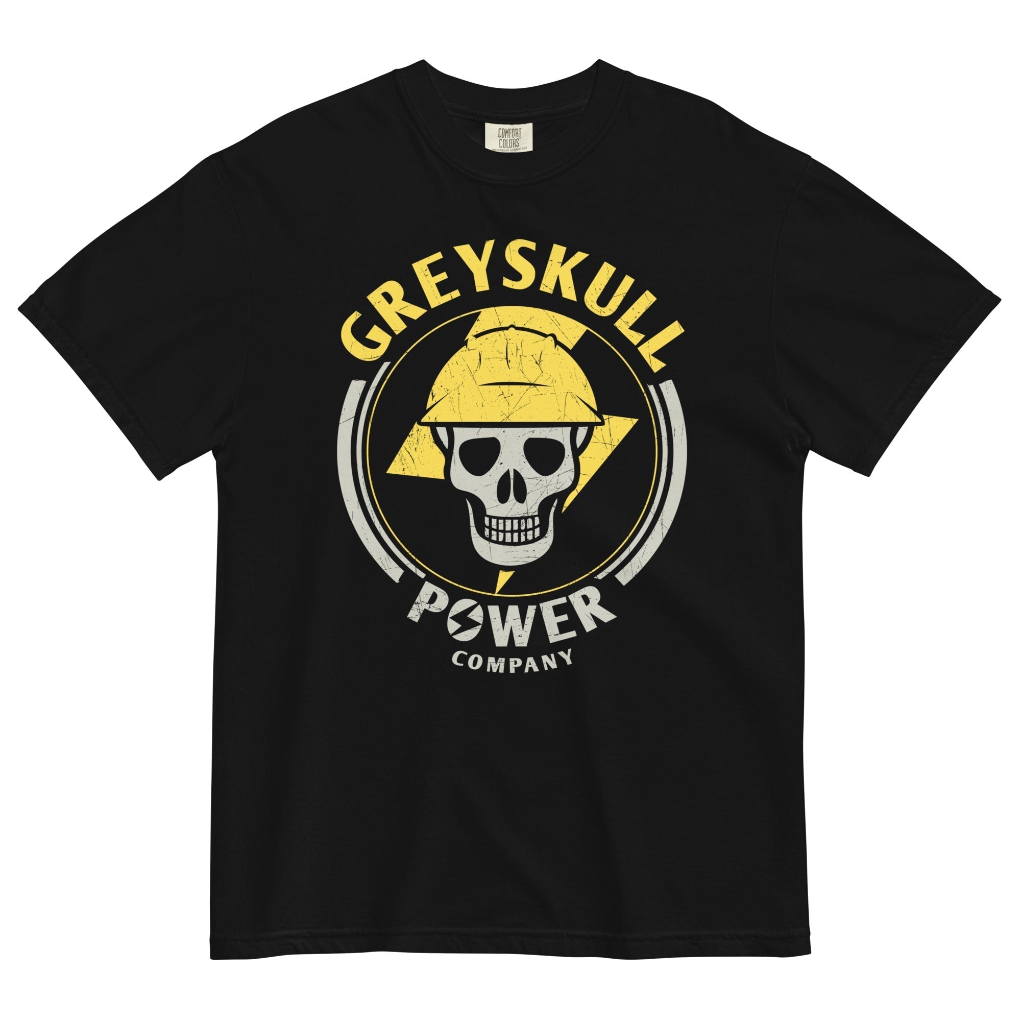 Greyskull Power Company Men's Relaxed Fit Tee Hoodie, Sweatshirt | CoreVibeTees.com (Image 1)