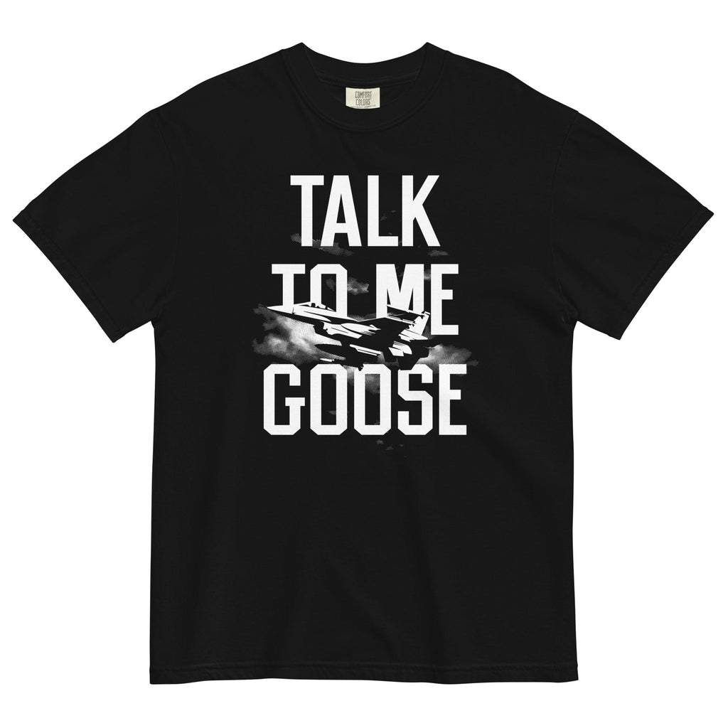 Talk To Me Goose Men's Relaxed Fit Tee Hoodie, Sweatshirt | CoreVibeTees.com (Image 2)