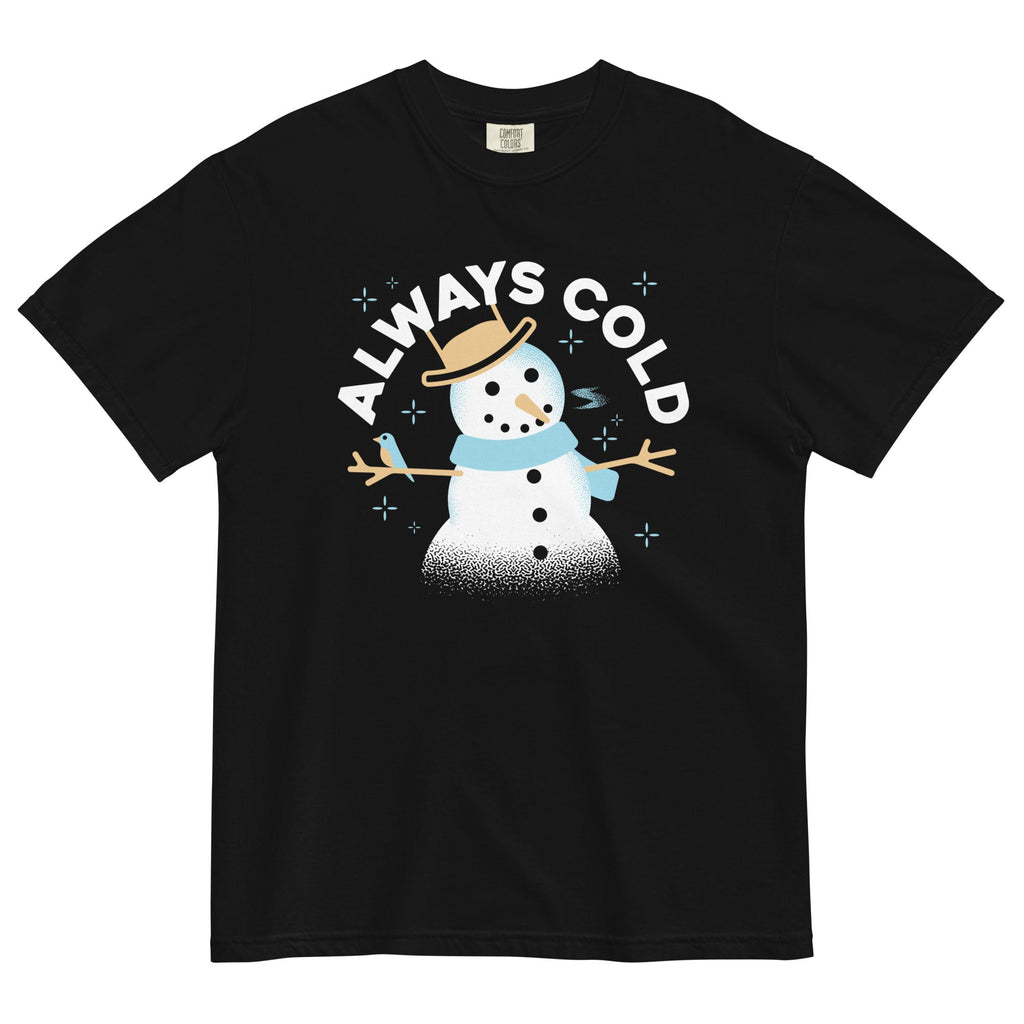 Always Cold Men's Relaxed Fit Tee Hoodie, Sweatshirt | CoreVibeTees.com (Image 2)