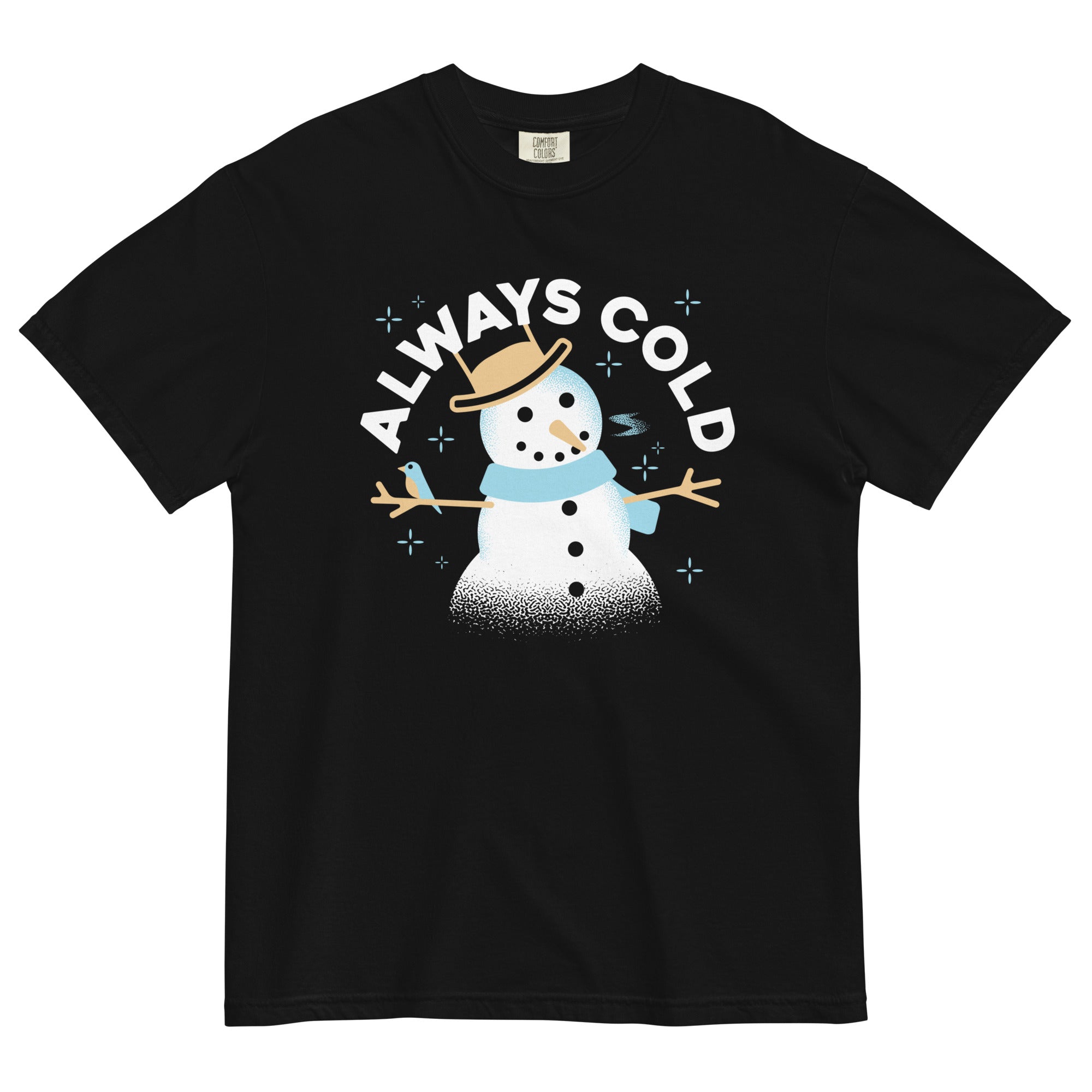 Always Cold Men's Relaxed Fit Tee Hoodie, Sweatshirt | CoreVibeTees.com (Image 2)