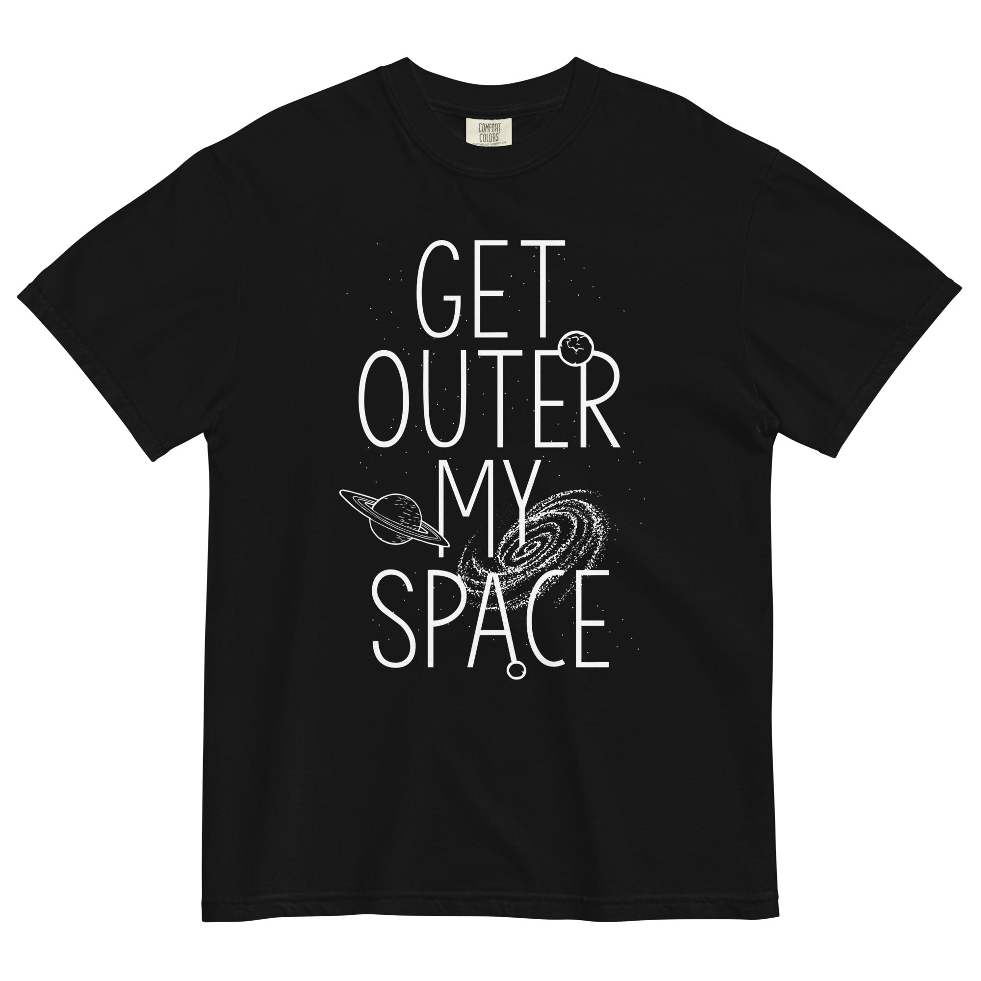 Get Outer My Space Men's Relaxed Fit Tee Hoodie, Sweatshirt | CoreVibeTees.com (Image 2)