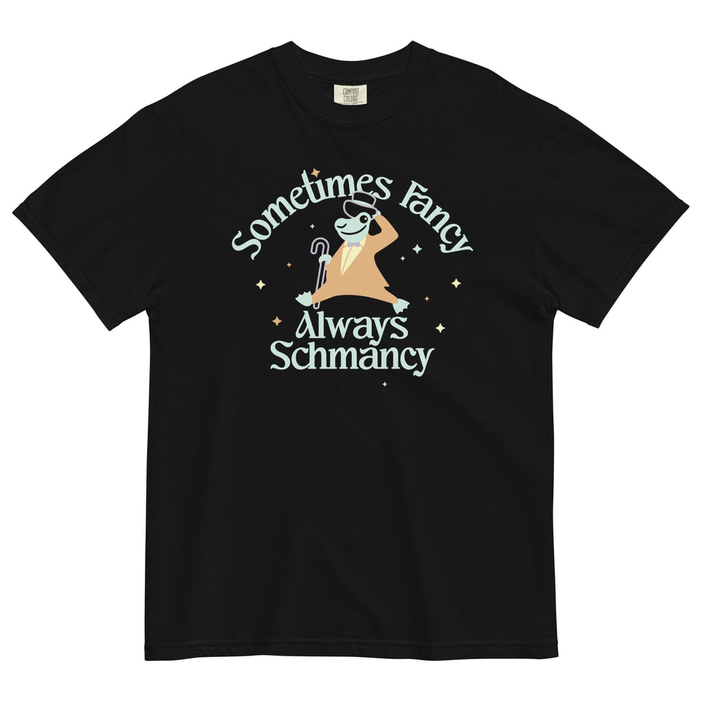 Sometimes Fancy Always Schmancy Men's Relaxed Fit Tee Hoodie, Sweatshirt | CoreVibeTees.com (Image 4)