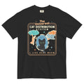 The Universal Cat Distribution System Men's Relaxed Fit Tee Hoodie, Sweatshirt | CoreVibeTees.com (Image 1)
