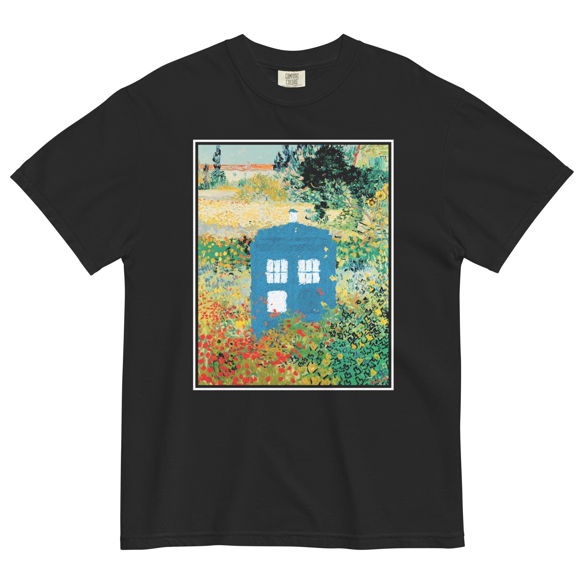 Garden In Bloom Men's Relaxed Fit Tee Hoodie, Sweatshirt | CoreVibeTees.com (Image 2)