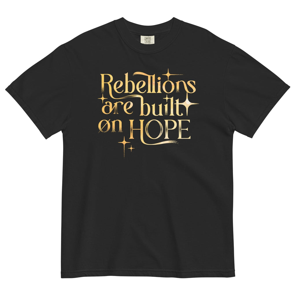 Rebellions Are Built On Hope Men's Relaxed Fit Tee Hoodie, Sweatshirt | CoreVibeTees.com (Image 1)