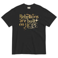 Rebellions Are Built On Hope Men's Relaxed Fit Tee Hoodie, Sweatshirt | CoreVibeTees.com (Image 1)