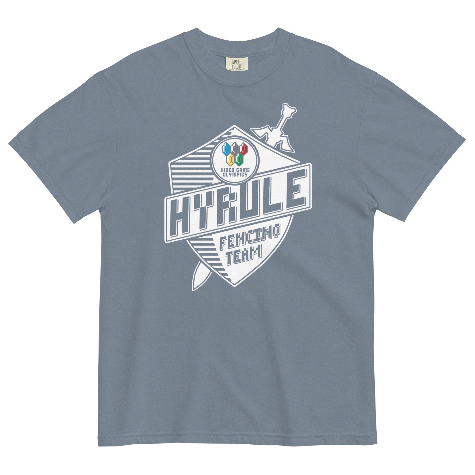 Hyrule Fencing Team Men's Relaxed Fit Tee Hoodie, Sweatshirt | CoreVibeTees.com (Image 1)