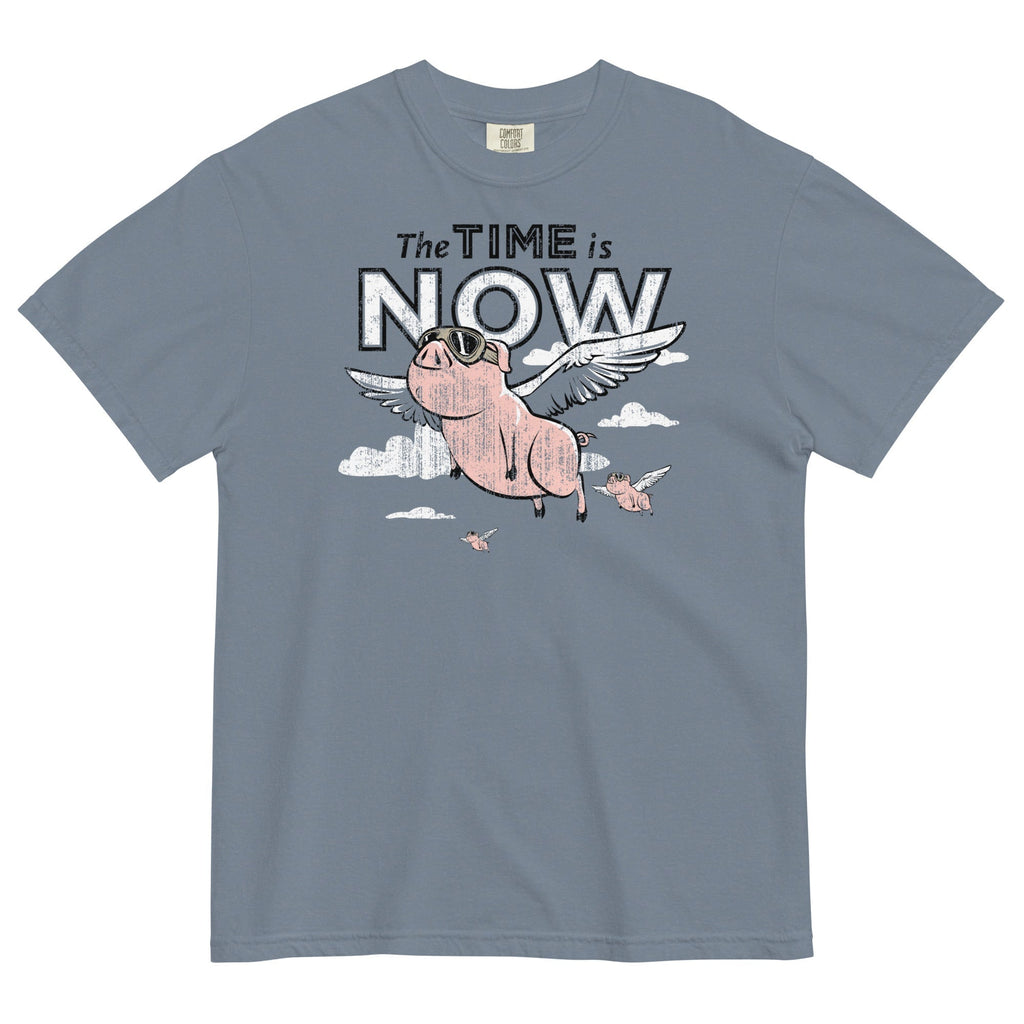 The Time Is Now Men's Relaxed Fit Tee Hoodie, Sweatshirt | CoreVibeTees.com (Image 4)