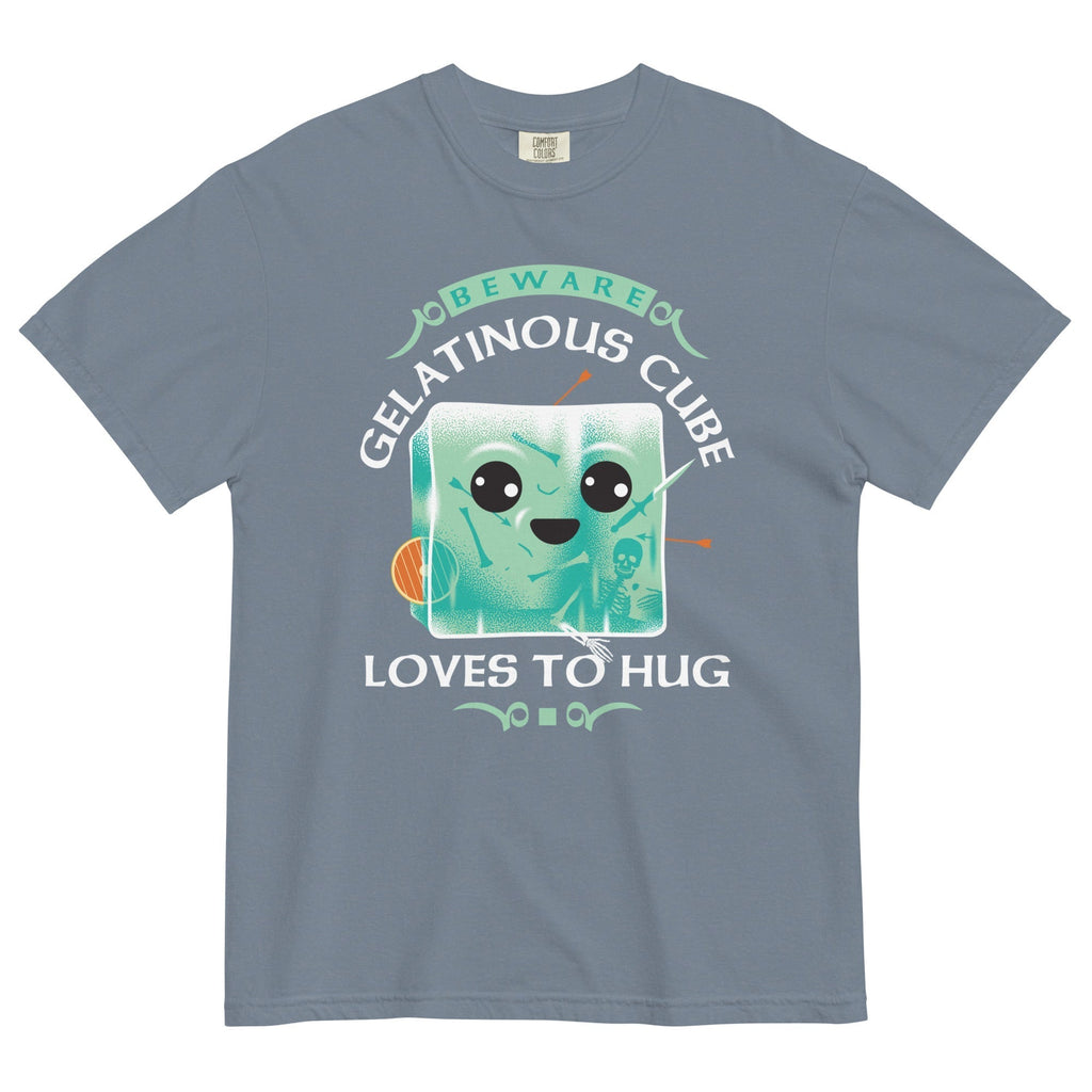 Gelatinous Cube Loves To Hug Men's Relaxed Fit Tee Hoodie, Sweatshirt | CoreVibeTees.com (Image 2)
