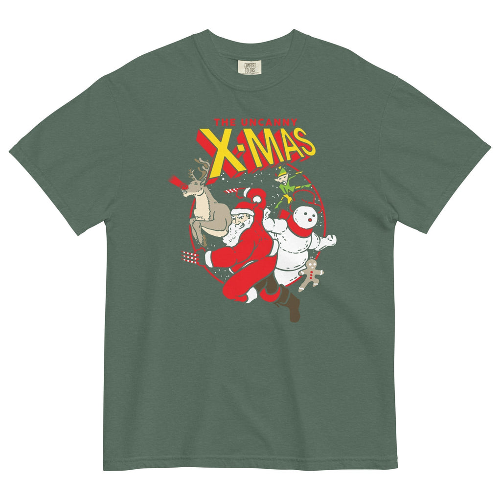 The Uncanny X-Mas Men's Relaxed Fit Tee Hoodie, Sweatshirt | CoreVibeTees.com (Image 2)
