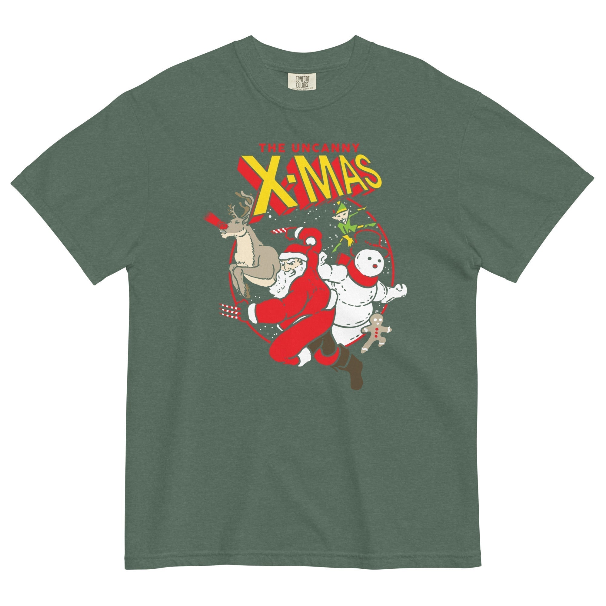 The Uncanny X-Mas Men's Relaxed Fit Tee Hoodie, Sweatshirt | CoreVibeTees.com (Image 2)