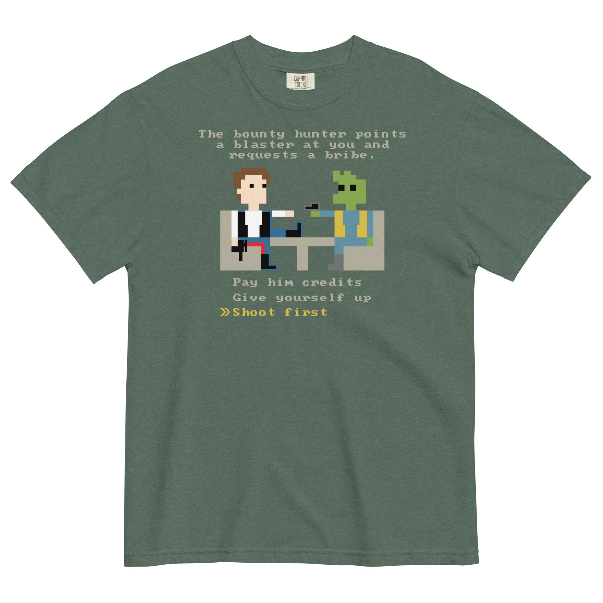 The Bounty Hunter Men's Relaxed Fit Tee Hoodie, Sweatshirt | CoreVibeTees.com (Image 5)