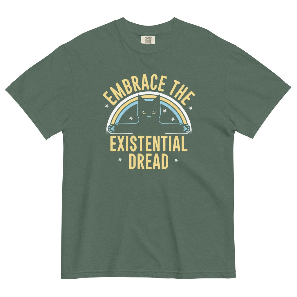 Embrace The Existential Dread Men's Relaxed Fit Tee Hoodie, Sweatshirt | CoreVibeTees.com (Image 4)
