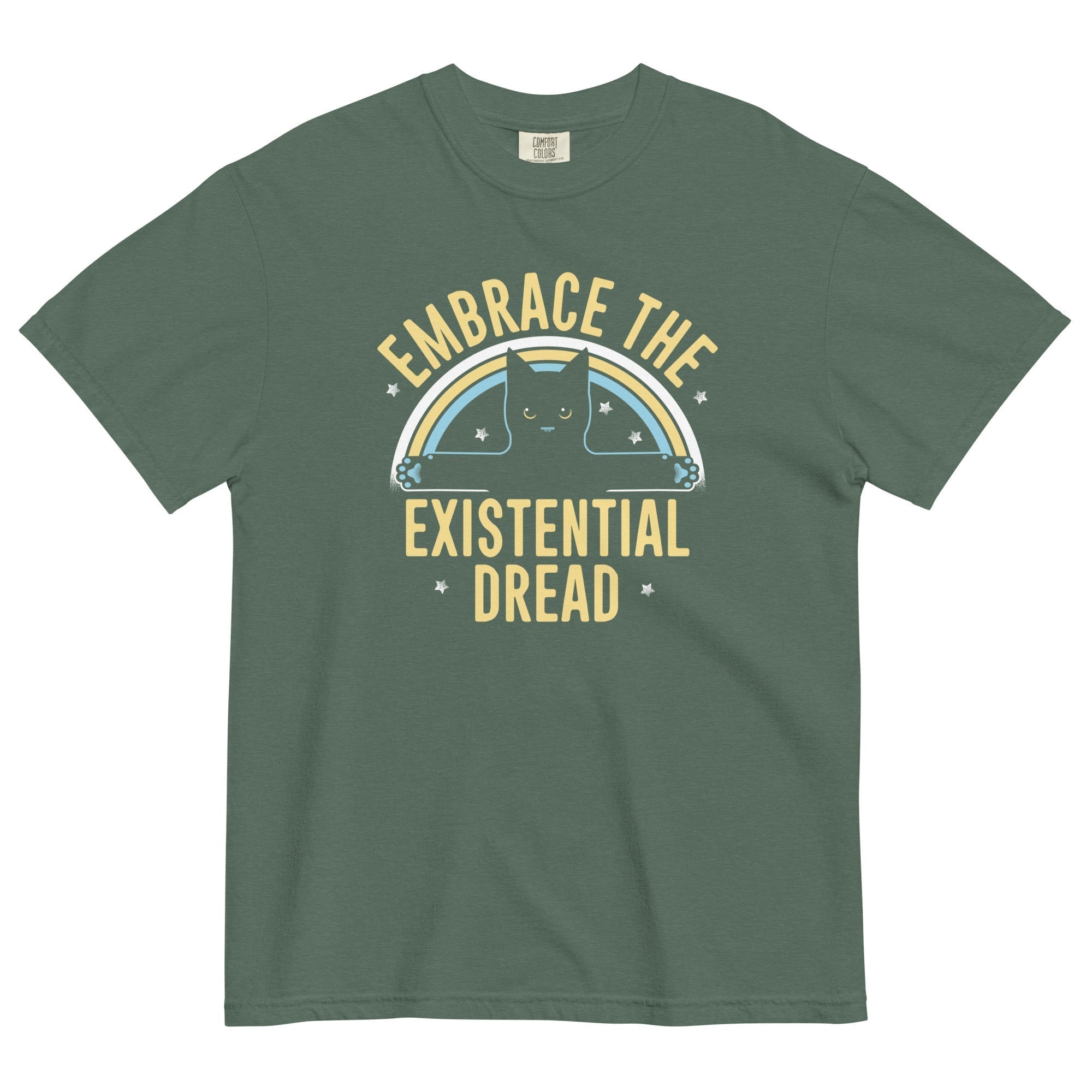 Embrace The Existential Dread Men's Relaxed Fit Tee Hoodie, Sweatshirt | CoreVibeTees.com (Image 4)