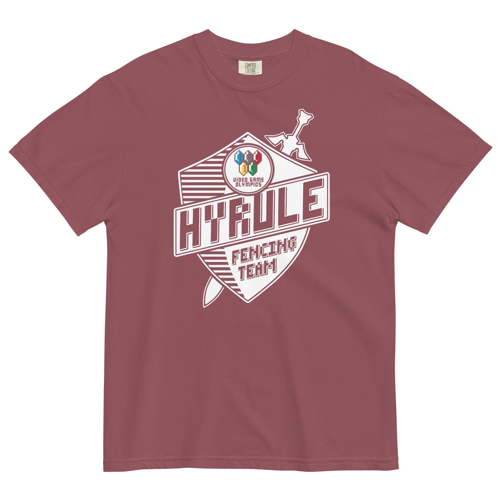 Hyrule Fencing Team Men's Relaxed Fit Tee Hoodie, Sweatshirt | CoreVibeTees.com (Image 4)