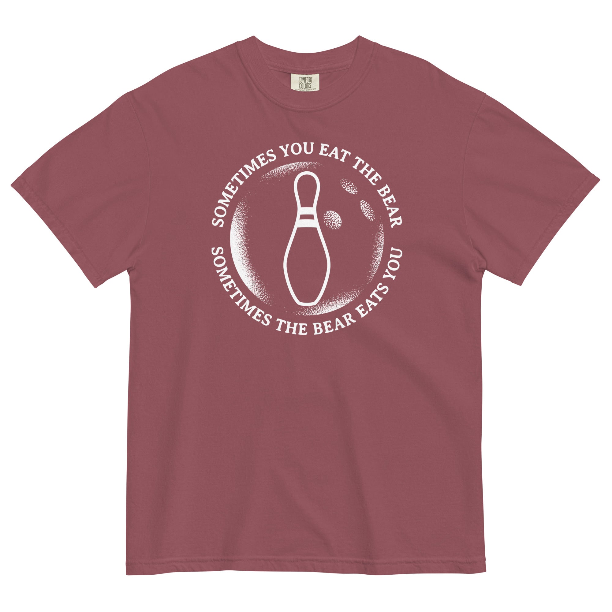 Sometimes You Eat The Bear Men's Relaxed Fit Tee Hoodie, Sweatshirt | CoreVibeTees.com (Image 3)