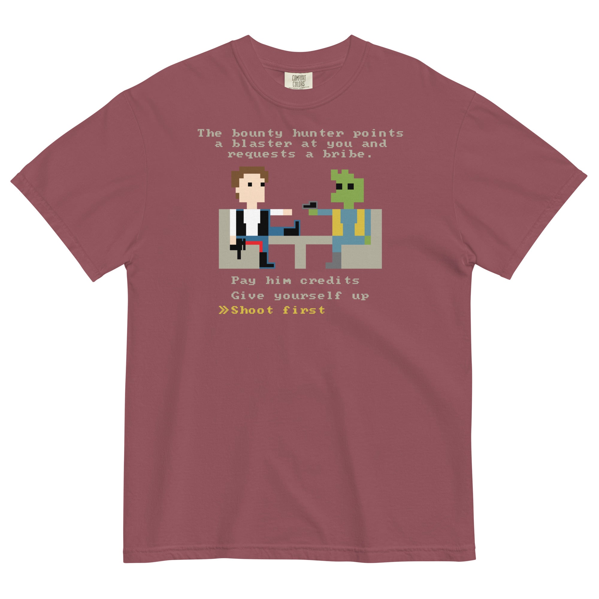 The Bounty Hunter Men's Relaxed Fit Tee Hoodie, Sweatshirt | CoreVibeTees.com (Image 3)