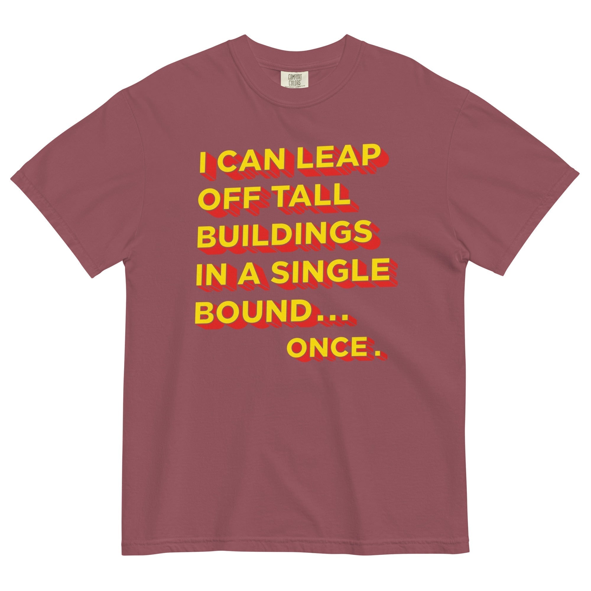 Tall Buildings In A Single Bound Men's Relaxed Fit Tee Hoodie, Sweatshirt | CoreVibeTees.com (Image 4)