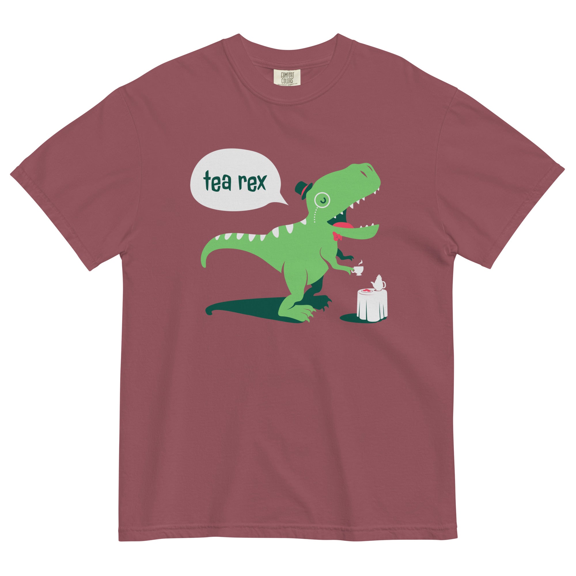 Tea Rex Men's Relaxed Fit Tee Hoodie, Sweatshirt | CoreVibeTees.com (Image 4)