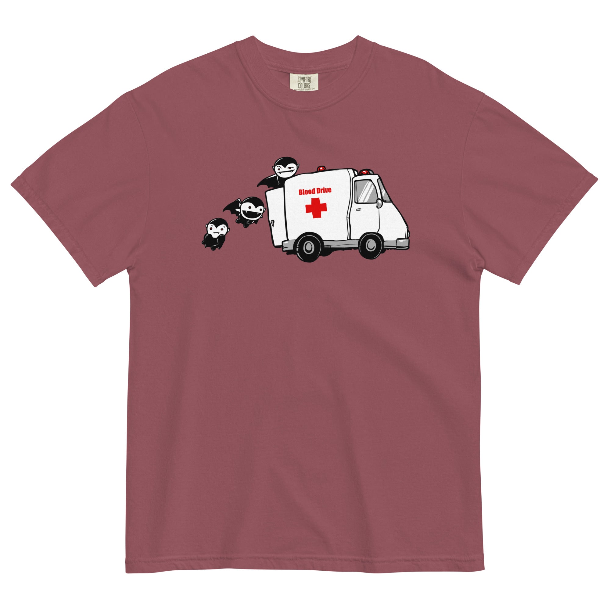 Blood Drive Vampires Men's Relaxed Fit Tee Hoodie, Sweatshirt | CoreVibeTees.com (Image 4)