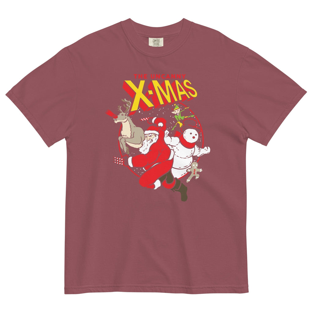 The Uncanny X-Mas Men's Relaxed Fit Tee Hoodie, Sweatshirt | CoreVibeTees.com (Image 1)